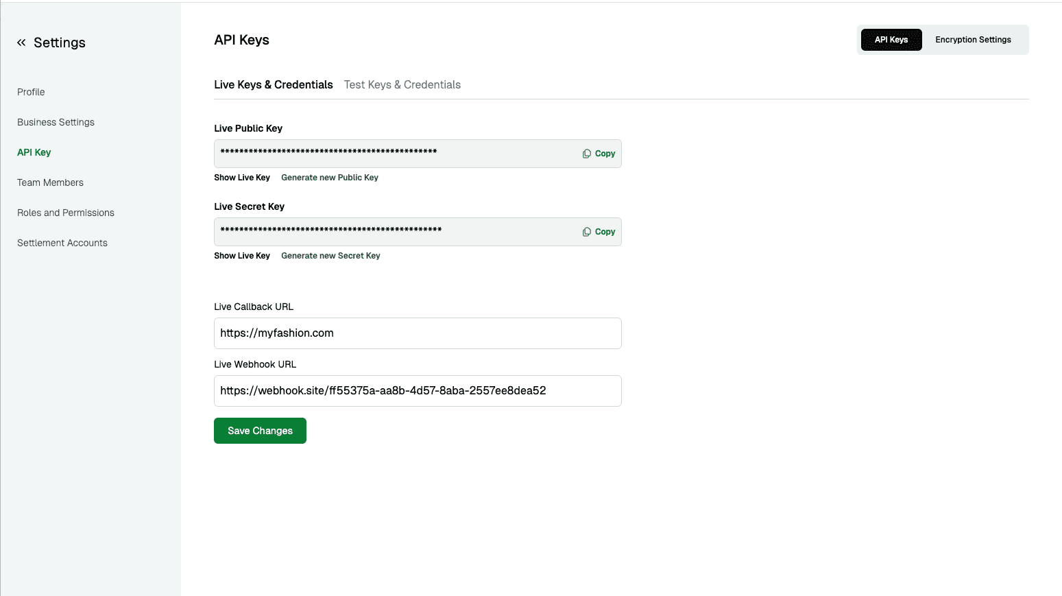 API Key Management